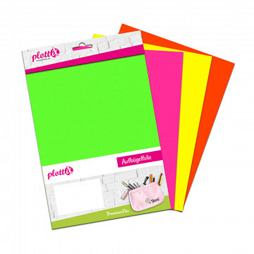 plottiX PremiumFlex Neon 20 x 30cm Bundle (4 Stk.)