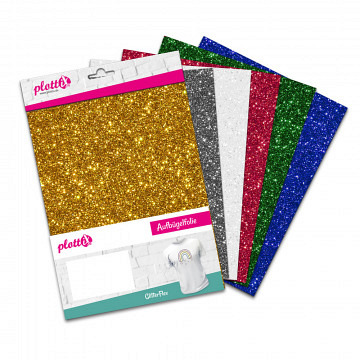 plottiX PremiumFlex Glitter 20 x 30cm Bundle (6 Stk.)