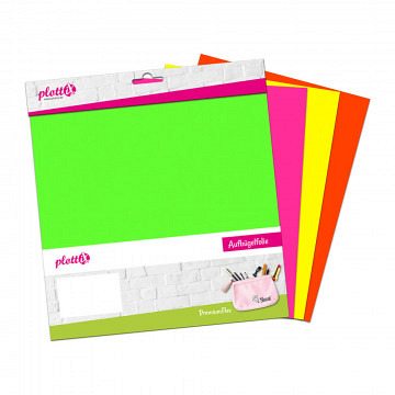 plottiX PremiumFlex Neon 30 x 30cm Bundle (4 Stk.)