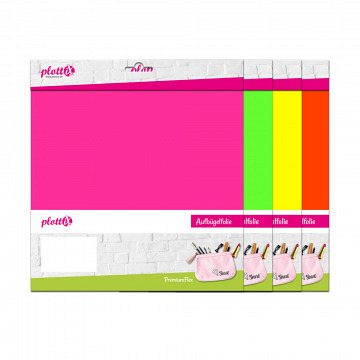 plottiX PremiumFlex Neon 30cm x 30cm - 3er-Pack