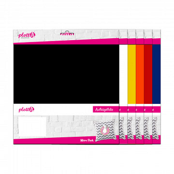 plottiX MicroFlock 30cm x 30cm - 3er-Pack