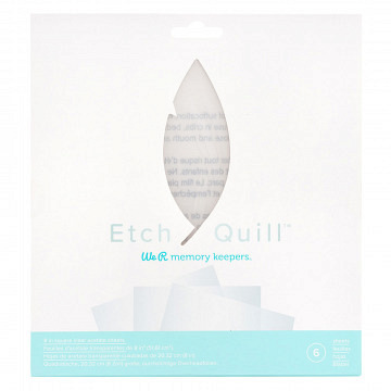 WR Etch Quill - Etch Plastik Blätter - Klar