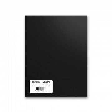 plottiX Kreidetafel - Bogen - 20cm x 30cm - Schwarz