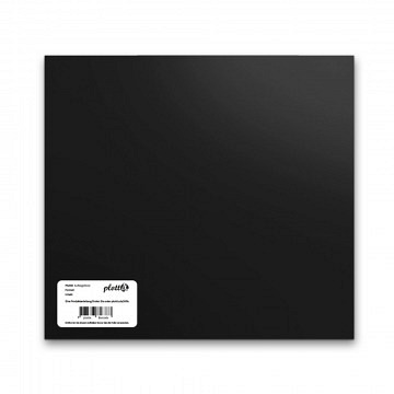 plottiX Kreidetafel - Bogen - 30cm x 30cm - Schwarz
