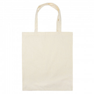plottiX - Stofftasche Cremeweiß 35 x 38,5cm