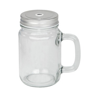 plottiX - Trinkglas Mason Transparent