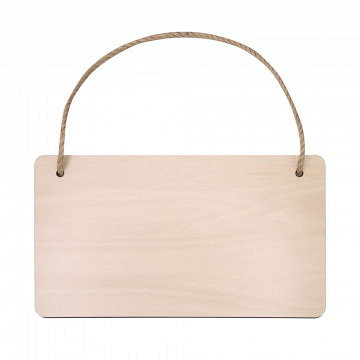 plottiX - Sperrholz Türschild (14,5 x 26cm)