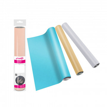 plottiX Selbstklebende Vinylfolie Metallic Matt - 30,5cm x..