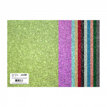 plottiX Selbstklebende Vinylfolie Glitter - 30,5cm x 21cm ..