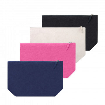 plottiX Canvas Zubehörtasche - M (19 x 18 x 9 cm) 