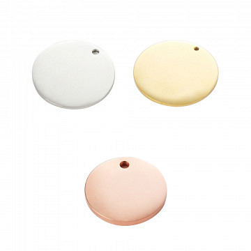 xTool Anhänger zum gravieren - Rund - Gold / Silber / Rose..