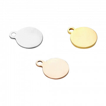 xTool Anhänger zum gravieren - Rund - Gold / Silber / Rose..
