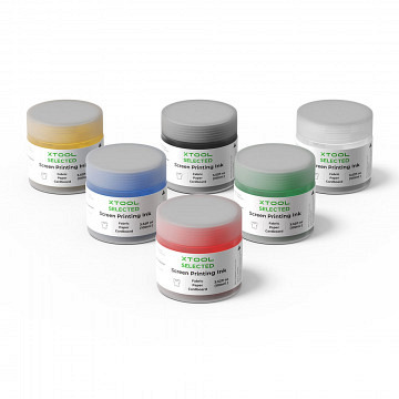 xTool Siebdruckfarbe - Standardfarben Set (6 Farben)