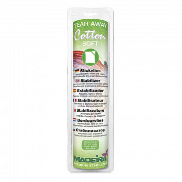 Madeira Stickvlies Cotton Soft - Weiß