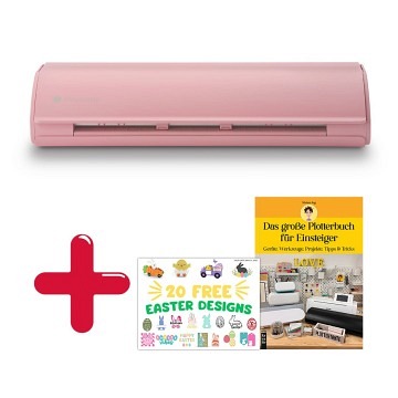 SILHOUETTE CAMEO 5 - Rosa + Das große Plotterbuch für Eins..