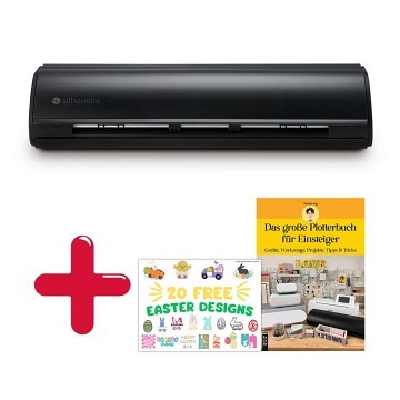 SILHOUETTE CAMEO 5 - Schwarz + Das große Plotterbuch für E..
