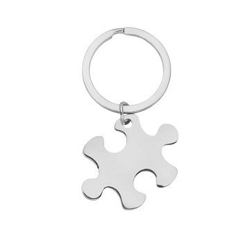 xTool Edelstahl Puzzleteil-Schlüsselanhänger (10 Stück)