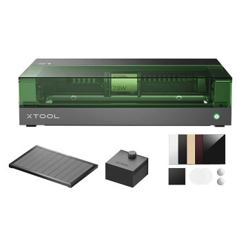 xTool S1 20W Diodenlaser - Schwarz - Basic Bundle - Refurb..