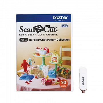 ScanNCut Designs Nr. 4 3D Papiermodelle