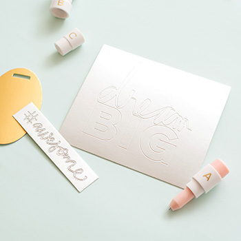 Bevel Quill - Bevel Board sheet - gold