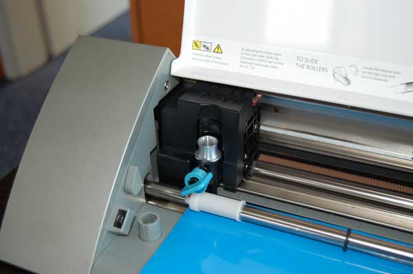 Der Messerhalter S3 in dem Hobbyplotter SILHOUETTE CAMEO