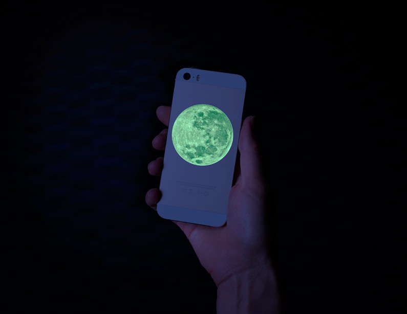 Aufkleberpapier Glow in the dark