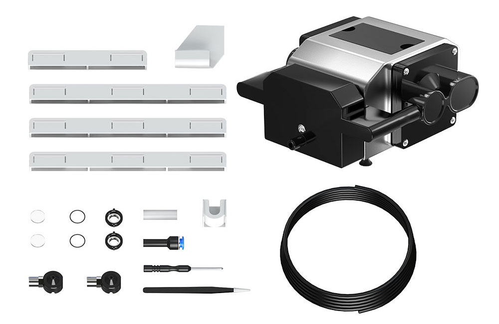 Lieferumfang des Air Assist für M1 Laser