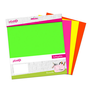 plottiX PremiumFlex Neon 30 x 30cm Bundle (4 Stk.)