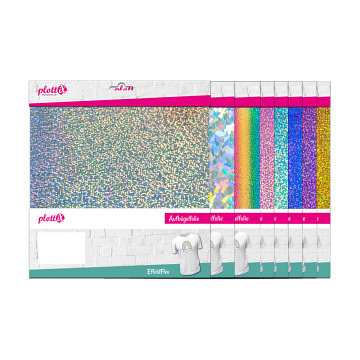 plottiX Effektflex 30 x 30cm - 3er-Pack