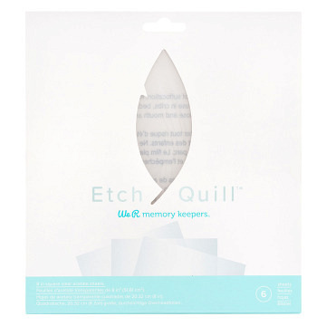 WR Etch Quill - Etch Plastik Blätter - Klar