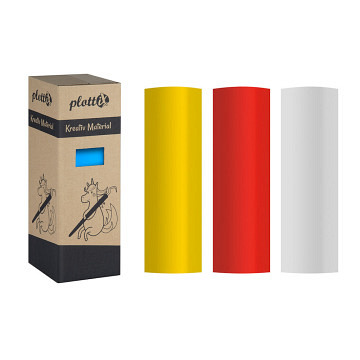plottiX Wandtattoo Vinylfolie - 31,5cm x 10m