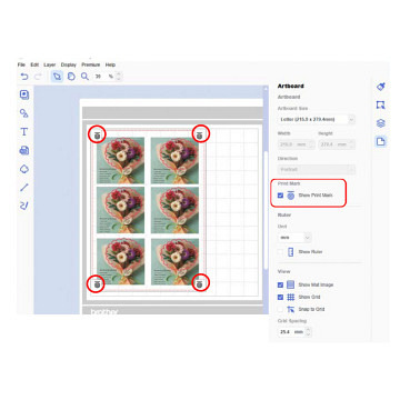 BT Print to Cut für CanvasWorkspace