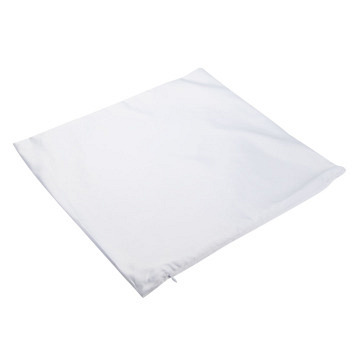 plottiX - Polyester Kissenbezug 40 x 40 cm - Weiß