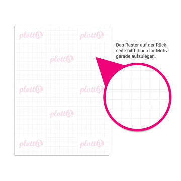 plottiX - Sublimationspapier - DIN A4 - 100 Blatt
