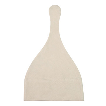 plottiX Baby - Knotenmütze - Natur