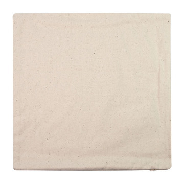plottiX Kissenbezug aus Baumwolle  - 40 x 40 cm - Natur