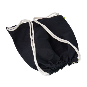 plottiX Turnbeutel - 37 x 47 cm - Schwarz