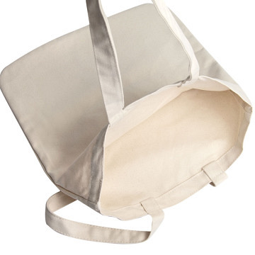 plottiX Einkaufstasche aus Baumwolle - 38 x 41 cm - Natur