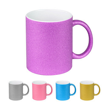 plottiX - 11oz Glitter-Tasse