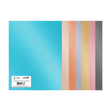 plottiX Selbstklebende Vinylfolie Metallic Matt - 30,5cm x 21cm - lose 