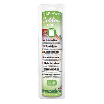 Madeira Stickvlies Cotton Soft - Weiß