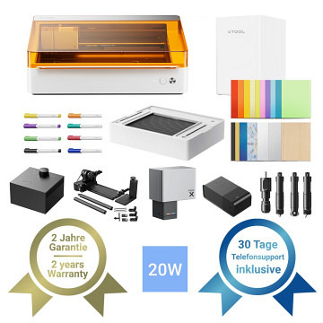 xTool M1 Ultra 20W Diodenlaser - Deluxe Bundle inkl. Abluftfilter