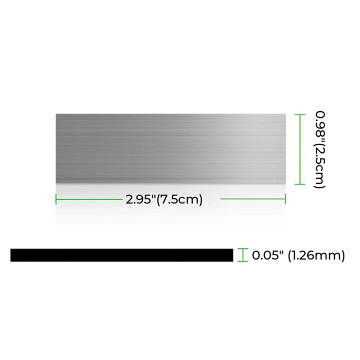 xTool Laser Engraving Two-Tone Plastic Nameplate Trial Kit