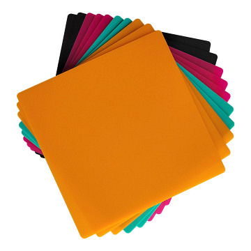 Creality Acrylplatte - 30 x 30 x 0,3cm - Frosted - 2x Schwarz, 3x Rot, 3x Gelb, 2x Grün