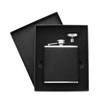 xTool Laserfähige PU-Kunstleder-Edelstahl-Taschenflasche (..