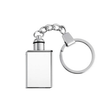 xTool K5 Kristall-Schlüsselanhänger rechteckig mit mehrfarbigen LED-Lichtern (10 Stk.)