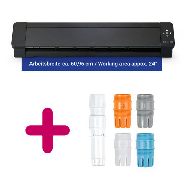 SILHOUETTE CAMEO Pro MK-II + SILHOUETTE Stiftehalter Typ C mit XL Adapter