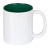 plottiX - 11oz Tasse mit farbigen Innenteil - Grün