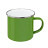 plottiX - 12oz Emaille Tasse - Grün
