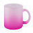 plottiX - 11oz Glastasse Frosted mit Farbverlauf - Purple